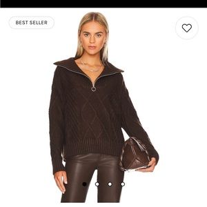 REVOLVE Jax Knit Pullover in Brown - Size M